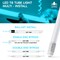 Luxrite T8 LED Tube Light Bulbs 13W (32W Equivalent) 1800LM 3000K Soft White Type A+B G13 Base 4-Pack LR34190-4PK - alternate 4